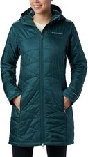 Columbia Womens Mighty Lite Hooded Jacket, Small, Green picture