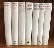 Hermann Hesse Gesammelte Schriften 1957 Complete 7 Vol Set Suhrkamp GERMAN W/DJ picture