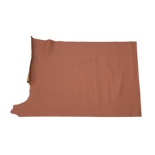 Saddle Brown Pebble Grain Chrome Tanned Leather Side Pieces 3-4oz Cowhide picture
