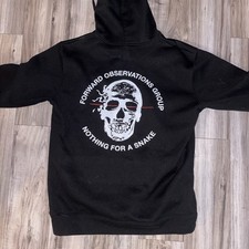 Forward observation nothing for a snake skull hoodie Black Size XXL picture