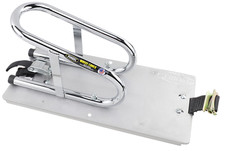 Pingel WC35EF Chrome 3-1/2 Inch Removable Series E-Track Wheel Chock picture