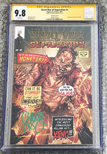 The Great War of Separation #1 Variant Cover B Signed by Chuck Dixon CGC 9.8 picture