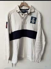 vintage Polo Ralph Lauren P.R.L.C. Nautical Rugby Shirt XL picture