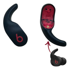 Genuine OEM Beats Fit Pro Wingtips Replacements Ear Hook Rubber RIGHT Black Red picture