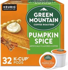 Green Mountain Pumpkin Spice Coffee K-Cups Keurig Pods - 32 Count Box picture