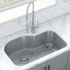 Ruvati 32-inch Undermount 16 Gauge Single Bowl Kitchen Sink- RVM4700 picture