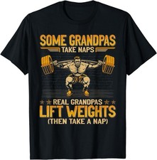 New Weightlifting Some Grandpas Gift Idea Premium Shirt Made in USA Size S to XL picture