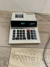 VTG Sharp VX-1612 Compet Electronic Printer Calculator Adding Machine READ BELOW picture