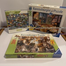 Lot Of 3 Ravensburger Jigsaw Puzzles-1,000pc&300pc BRAND NEW SEALED, 500pc 100%✅ picture