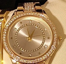 LOULU Gold -Tone Fashion set with Crystal/Rhinestone Paired Bracelet picture
