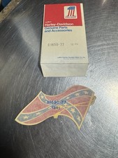 NOS Harley Davidson 61650-77 Confederate Edition Tank Decal 1977 XL FX FLH AMF picture
