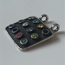 Vintage Hoshen Pendant Sterling Silver  picture