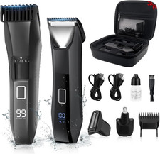Manscape Body & Beard Trimmer for Men, IPX7 Waterproof Groomer Kit picture