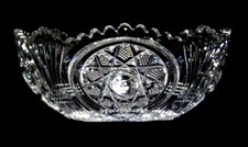EAPG Antique Duncan's Sons George & CO. Starred Loop Bowl picture