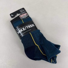 DARN TOUGH Hike/Trek 1/4 Socks Lightweight Men SZ XL 12.5-14.5 Dark Teal Merino picture