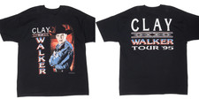 VINTAGE COUNTRY CLAY WALKER TOUR 1995 TEE SHIRT BO2793 picture