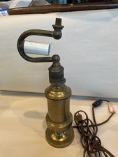 RARE Antique MID CENTURY KEANGNAM ENTERRNPRISES LDT Brass Table Lamp Working picture