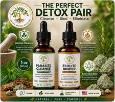 Parasite Cleanse + Zeolite Binder | Maximum Strength Herbal Detox | 2 FOR PRICE picture