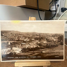 Valentine's Bridport from Allington Hill General View RPPC Divided Back Unposted picture