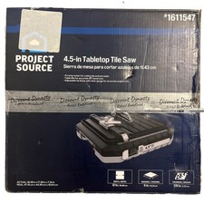 Project Source Tabletop 4.5in Blade Corded Wet Tile Saw  picture