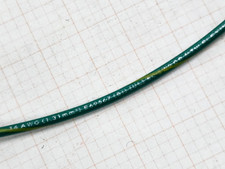 Southwire #16awg 26x30T BC-5W2 UL-1015 Hook-Up Wire Green/Yellow Spiral /100ft picture