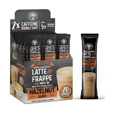 The Frozen Bean Hazelnut Instant Coffee Frappe Mix, 20 Sticks, Arabica, 114mg Ca picture