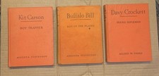 Childhood of Famous Americans series Lot 3 Books BuffaloBill/DavyCrockett/Kit picture