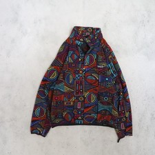 Vintage Patagonia Aztec Aboriginal Synchilla Snap T Fleece Jacket Medium 90s picture