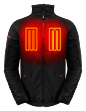 ActionHeat AH-JKT-5V-01-S 5V Battery Heated Soft-Shell Jacket for Men - Black - picture