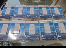 🔥WALLPLATE INCLUDED Lot Of 10X Lutron PD-6WCL-WH-R Lighting Dimmer Switch picture