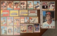 1962–1983 Topps MLB BASEBALL Carl Yastrzemski Star Lot/Boston Red Sox+Team Cards picture