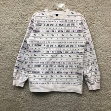 KR3W Sweatshirt Medium Adult White Terry Kenedy 2008 Live in Concert Skate Mens picture