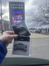 WWE Elimination Chamber 2026 Chicago Pin & Fridge Magnet Collectible Set picture