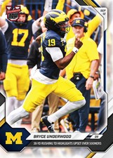 PRESALE 2026 Bowman U Now Bryce Underwood 35-YD Rushing TD Upset over Sooners #6 picture