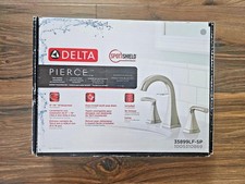 Delta Bathroom Faucet Brushed Nickel Pierce W/Drain 35899LF-SP -NOB picture