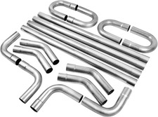 3'' Mild Steel Exhaust Pipe Kit, 3'' OD Exhaust Pipe, 16PCS picture