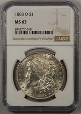 1888-O Morgan Silver Dollar NGC MS63 TOUGH DATE picture