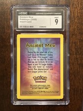 2000 Pokemon CGC 9 Insert Card picture