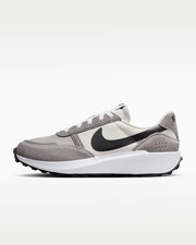Nike Waffle Debut Flat Pewter Black White Running Sneakers FJ4195-003 Mens Sizes picture