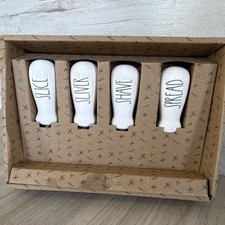 RAE DUNN CHEESE KNIFE SET OF 4 SPREAD SLIVER SLICE SHAVE CHARCUTERIE NEW In Box picture