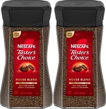 NESCAFÉ Taster's Choice House Blend Light Medium Roast Instant Coffee 7 oz 2 Jar picture
