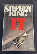 Stephen King It (1986 3rd Printing) Hardcover Book Novel w/ DJ - Viking picture