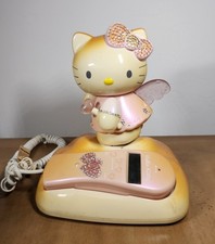 Vintage Sanrio Hello Kitty Angel Caller ID Landline Telephone KT2012 Tested RARE picture
