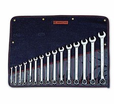 Wright Tool WRIGHTGRIP® 2.0 12 Point Combination Wrench Set 15 Piece SAE 915 picture