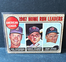 Topps 1968 Home Run Leaders #6 American League Yastrzemski Killebrew picture