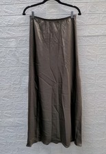 New LESET Barb Bias Skirt Taupe Size S picture