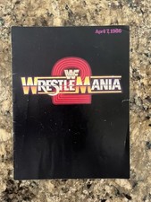 WWF Wrestlemania 2 Vintage Program Wrestling Hulk Hogan picture