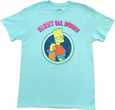 The Simpsons Bart Right On Dude Retro Vintage Cartoon Tee Shirt New  picture