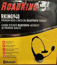 Road King(RKING940)Premium Noise-Canceling Bluetooth Headset(Open Box) picture