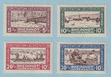 LIECHTENSTEIN B7 - B10 SEMI-POSTALS MINT HINGED OG * NO FAULTS VERY FINE -V454 picture